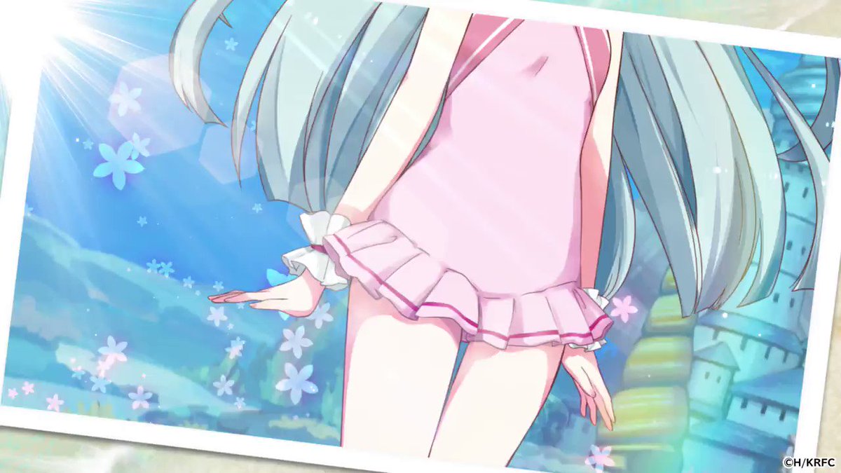 19年水着キャラクター解禁 7 24より開催のイベント リュウグウ アドベンチャー で活躍するキャラクターを1日1キャラクター解禁します 1人目は きららファンタジア オリジナルキャラクターのクレア Cv 和氣あず未さん です とっておきは ウォーター