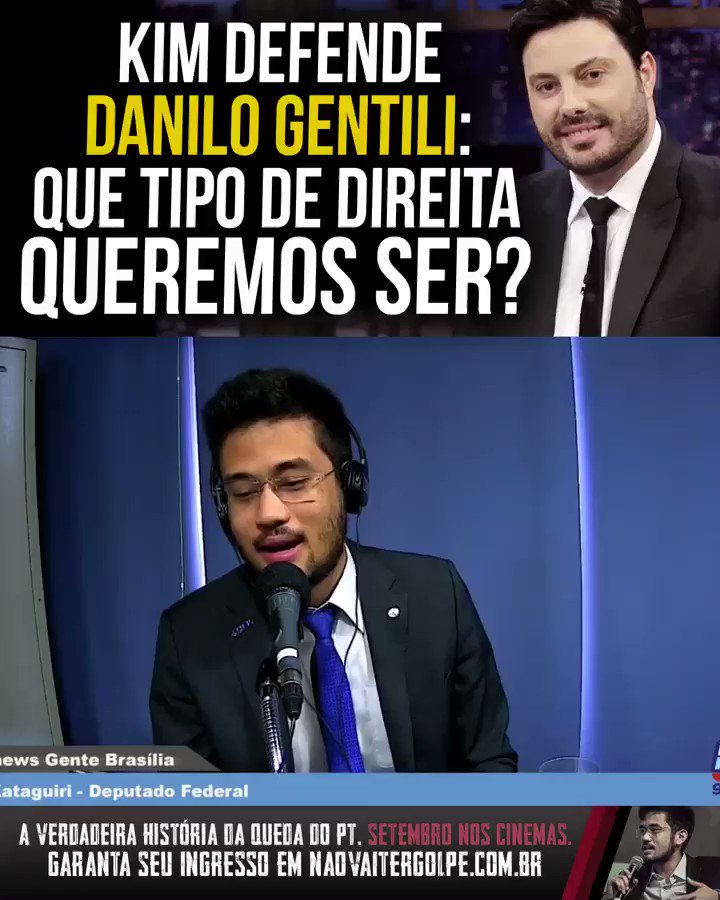 Todo o meu apoio ao humorista @DaniloGentili. A direita precisa fazer um debate interno sério sobre quais caminhos seguir, ou vai correr o risco de se tornar aquilo que sempre criticou.