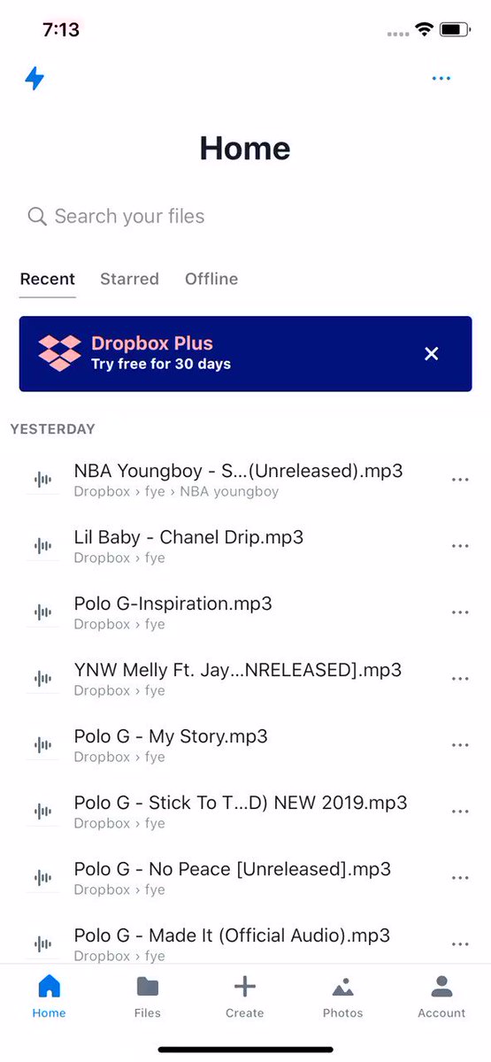 Dropbox Unreleased Music Dropbox Unreleased Music