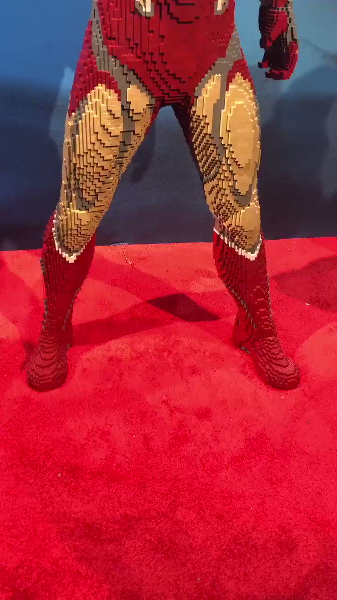 This six-and-a-half foot #Lego statue of #IronMan at #SDCC consists of 35,119 bricks and took 225 hours to build and design. Learn more about it here: http://thr.cm/zN1hE9