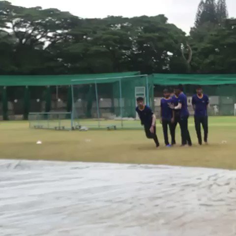 SLIDING is integral part of Fielding in modern day cricket n practice sessions r equally enjoyable too. #ajayratra #coach #zcau16 #fieldingsession #sliding #skill #fun