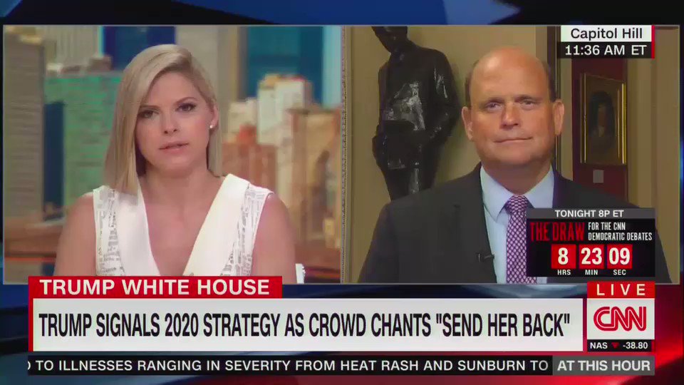 Reed says he "obviously" doesn't support racism, but that 2020 will be about "big government socialism versus standing for America"