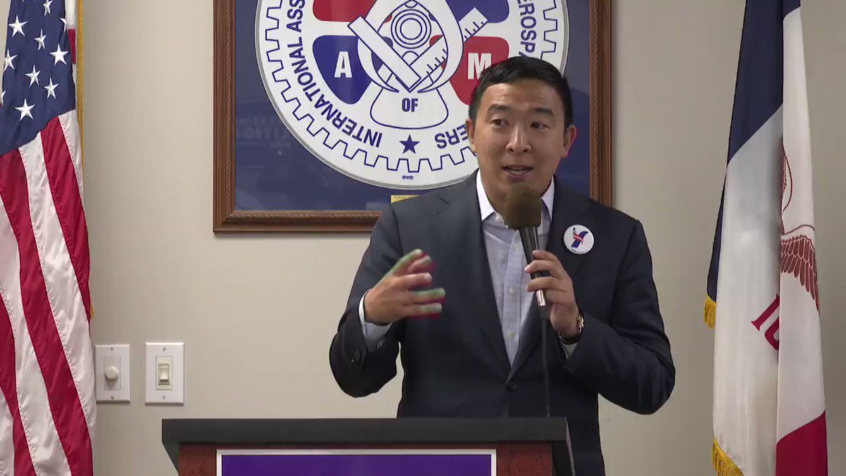 .@AndrewYang later said “I’m disgusted & horrified at Donald Trump’s doubling & tripling down on this entire go back to where you came from because as someone who grew up Asian American in this country, I was told to go back where I came from many, many times as a young person."