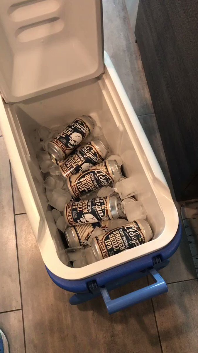 Packing up and getting ready to head out to Tampa, FL for @WWE Monday Night Raw on 7-22-19. I believe in #BYOB. Plenty of Broken Skull IPA @ESBCBrews. Don’t worry more ice is on the way. #coldbeer #DTA @WWE #wwe #Raw #RAWReunion