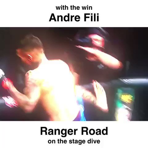 Here’s a cool video clip of #UFCSacramento Fighter, @TouchyFili jumping out of the #octagon to #celebrate his #victory last weekend, with our #RangerRoad #Veterans. Pretty cool! 🙌🏻 #UFC #TeamAlphaMale @ufc #TogetherWeAreStrong