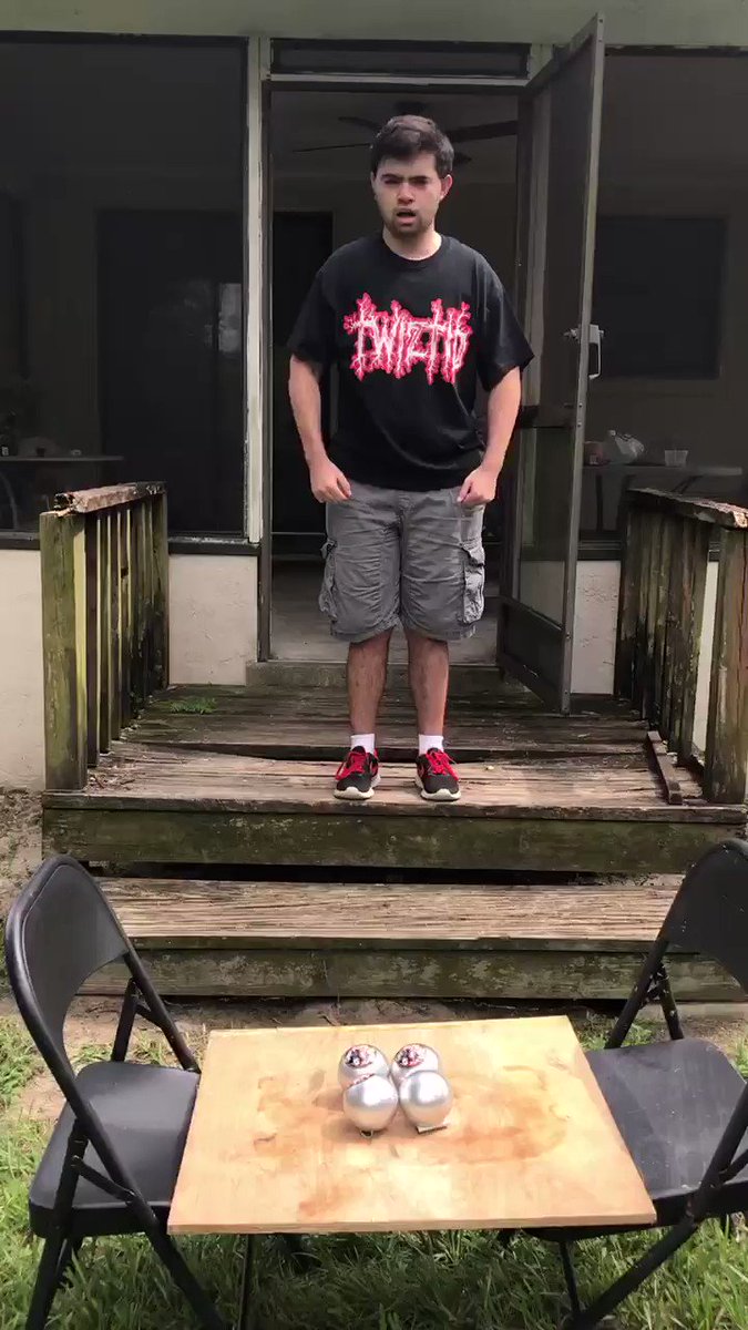 Flying elbow drop onto twiztid Christmas ornaments ( WWE MICK FOLEY STYLE) #superhumman #donttrythisathome #WWE