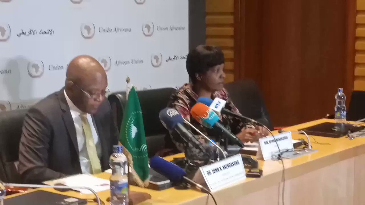 In progress, @AfricaCDC Director, @JNkengasong briefing the media on the @_AfricanUnion & @AfricaCDC response efforts in #DRCongo #Ebola outbreak. @AkhonaTshangela @WHO @JNkengasong @CGTNOfficial @AJEnglish @jamesolafal @AP @PromesseCKaniki @DrJayVarma