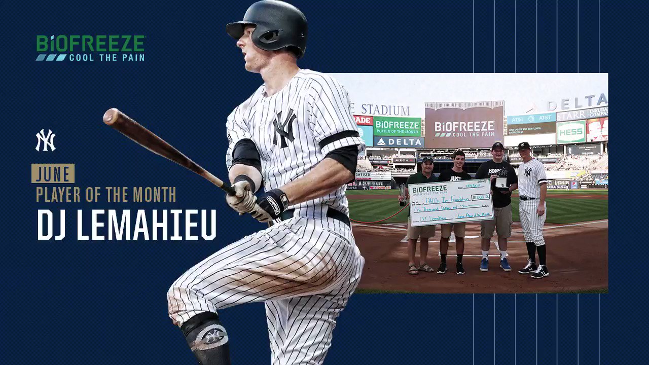 New York Yankees on X: Congrats to DJ LeMahieu, who is our