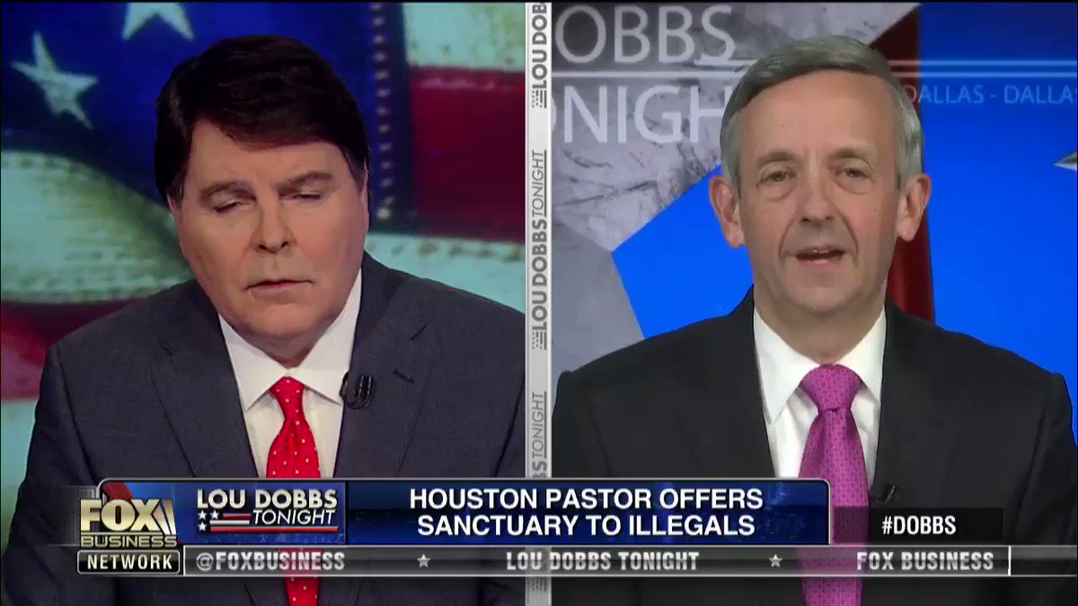 #AmericaFirst- @robertjeffress: There is no such thing as a sanctuary for criminals where police can’t arrest people. The Church and individuals are wrong if they help people break the law. #MAGA #Dobbs