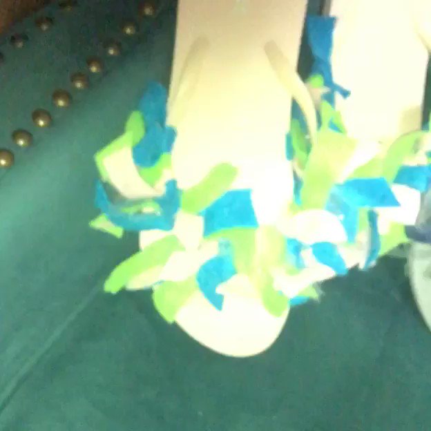 Keep your feet cool and cute with a pair of my Fuzzy Toe Flip Flops made by me☺️ #summertrends #fuzzytoeflipflops✨#madewithlove #cutenessoverload #summershoes