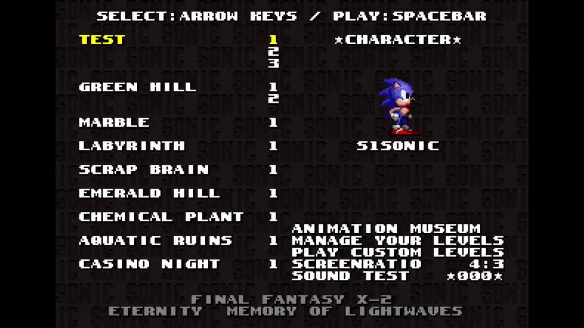 Classic Sonic Simulator V9 Red Sonic