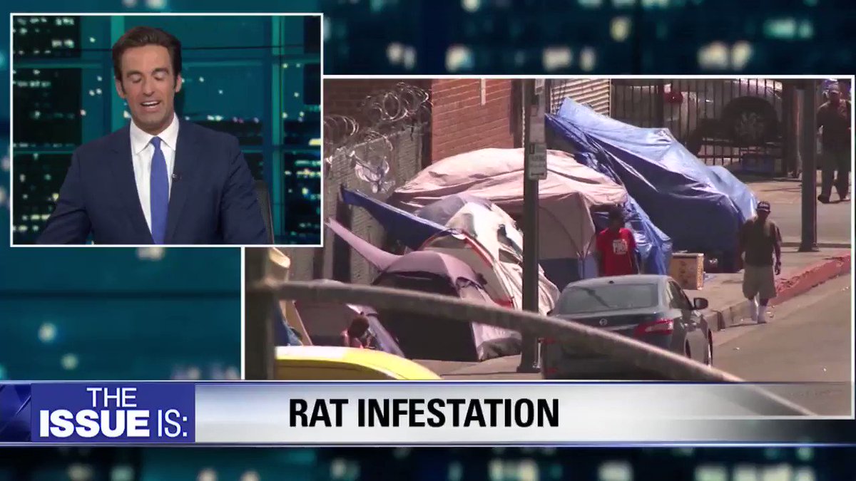CA has a rat infestation spreading Medieval diseases like typhus, per a new study.
@TomiLahren: "homeless encampments & feces in the streets probably doesn't help much."
@LisaBloom: "shame on us for having over 50K homeless people in L.A."
Full debate: https://www.youtube.com/watch?v=GVUc4B1blnc&feature=youtu.be …