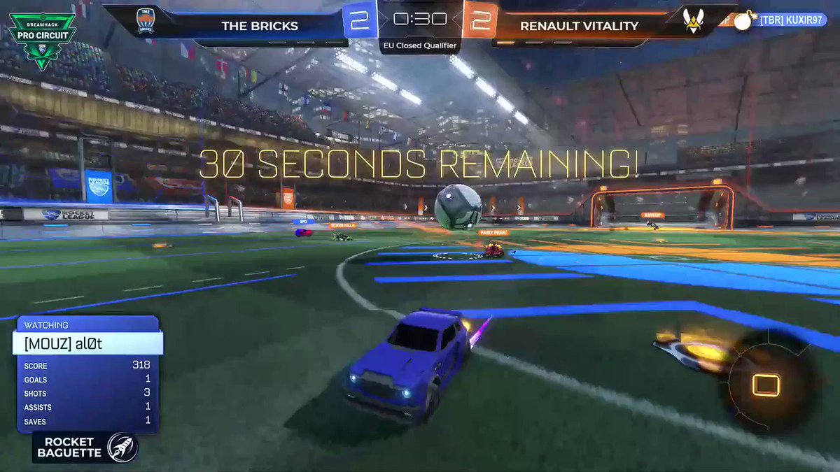 @NetSocialRT Says Watch:
@TeamVitality Tweeted: One more game and the Renault Sport Team Vitality squad wins the match vs @TheBricksRL ✌💪 #RSspirit #VforVictory @RenaultF1Team
👉http://twitch.tv/rocketbaguette