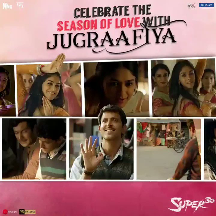 Add a dash of romance to your #SundayMood with #Jugraafiya. Watch #Super30 at a theatre near you.
http://bookmy.show/Super30
http://m.p-y.tm/supr30
@iHrithik @mrunal0801 @teacheranand @Shibasishsarkar #SajidNadiadwala @FuhSePhantom @NGEMovies @ZeeMusicCompany @super30film