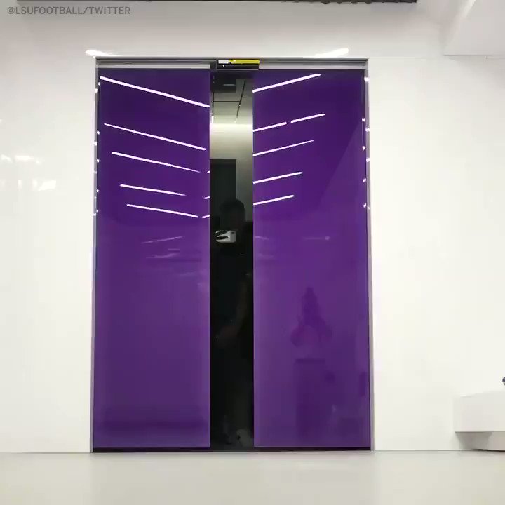 The Tigers also got a new locker room 😎(via @LSUfootball)