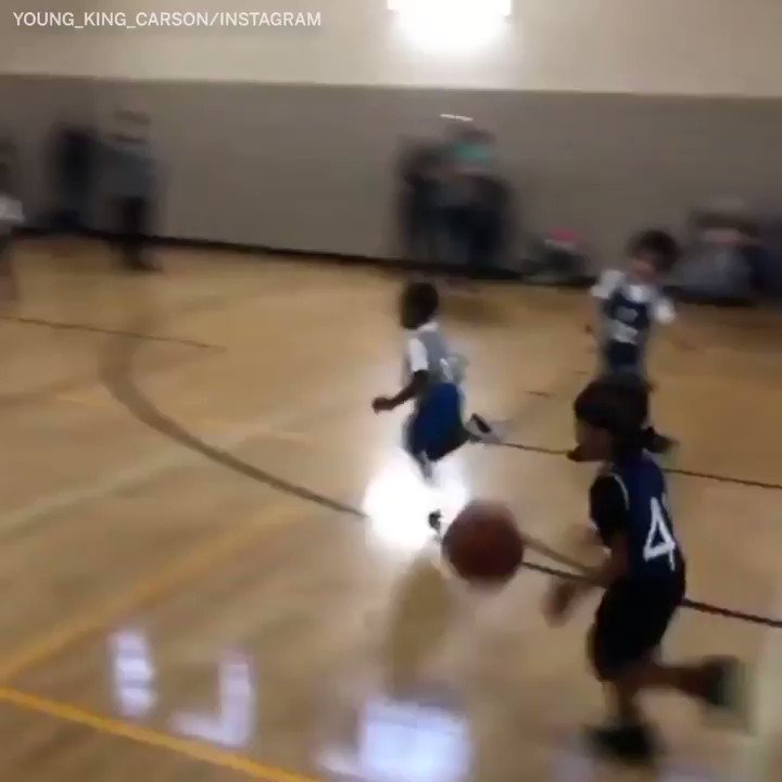 Three-year-old pulled up for the jumper and flexed on 'em 😂