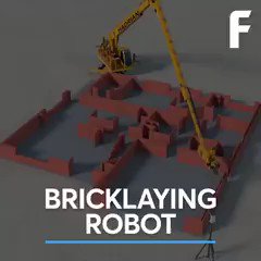 This #robot lays 1,000 bricks an hour, 2x a human bricklayer's daily work #robotics #3dprinting #additivemanufacturing #construction #ai #iot #digital #technology