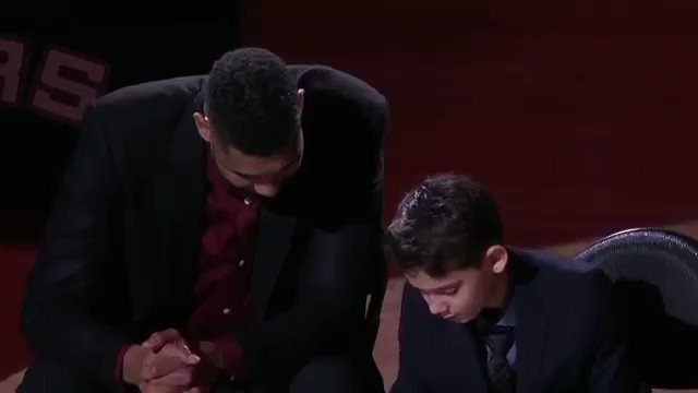 It’s been three years since Tim Duncan retired. During the jersey retirement ceremony, Coach Popovich remembered Timmy for being the superstar the team needed.