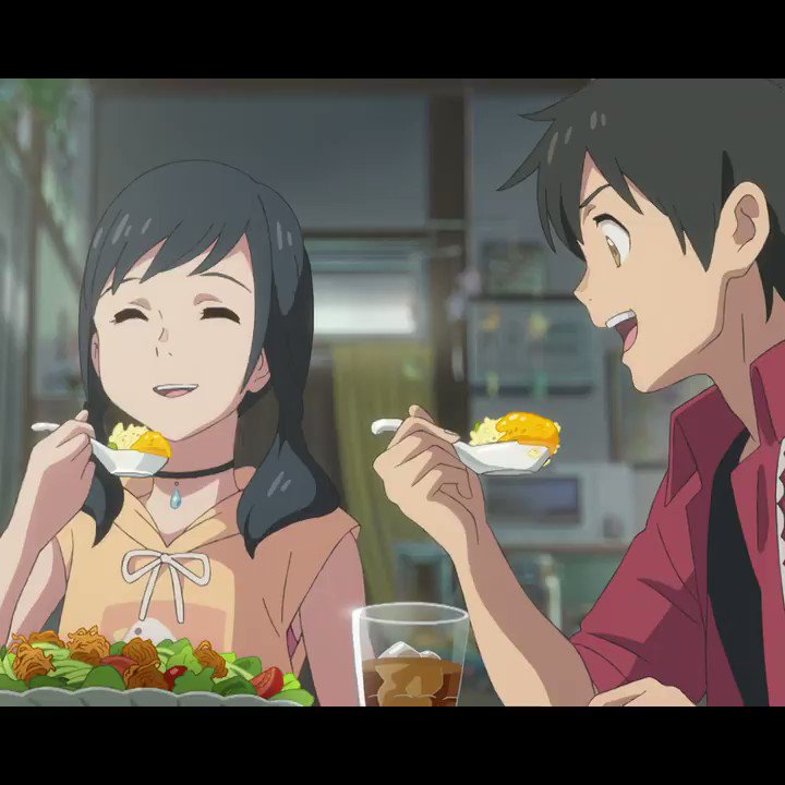 映画「天気の子」に登場する「のり塩すごもりチャーハン」の
