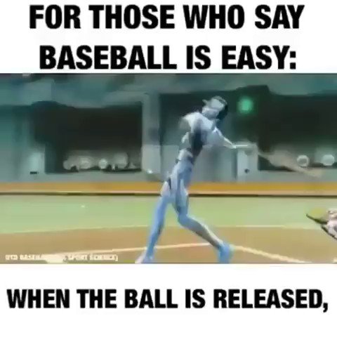 RT @DonkeyHack: Hitting a baseball is one of the toughest things to do in all sports. https://t.co/NsJSkAp0DA