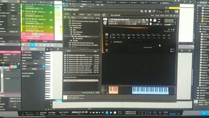 "Probando Violin para programar".... #Arreglando #MusicProducer #studio #CakewalkByBandLab #ProTools12 #logicpro #cubase10 #flstudio