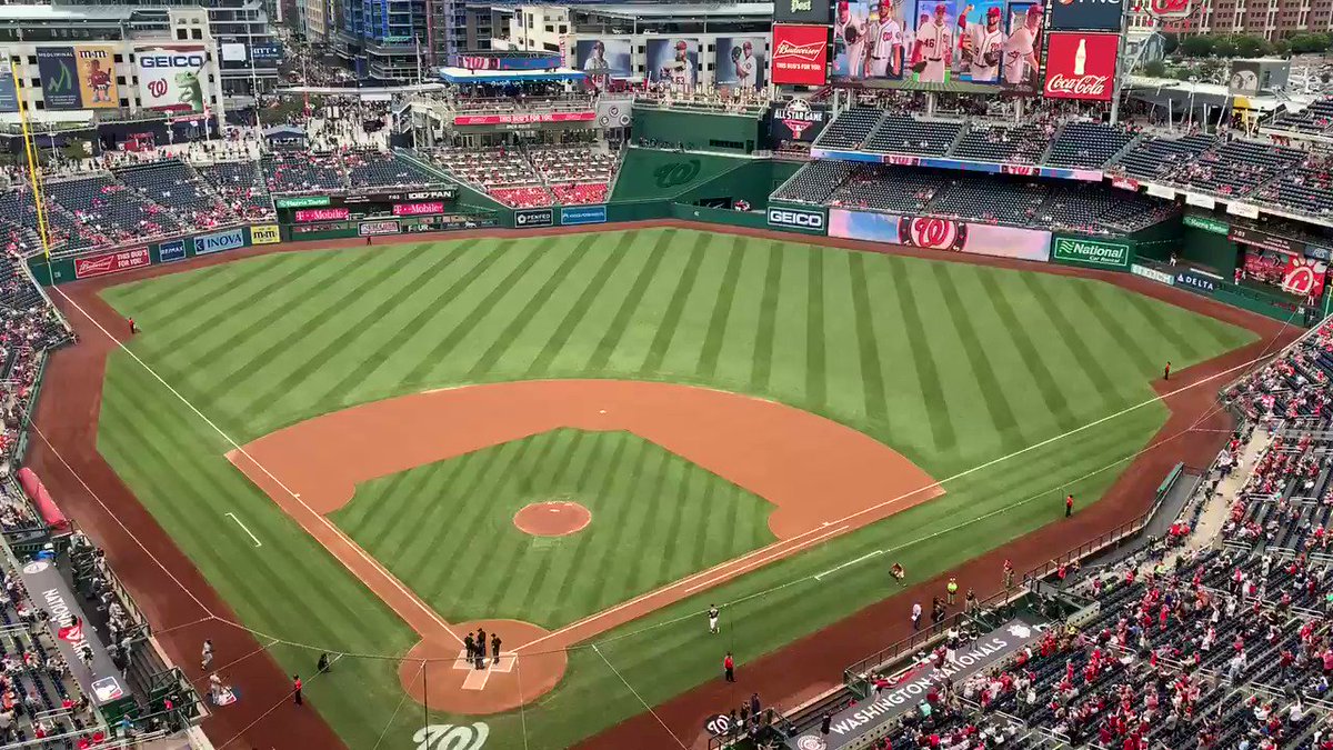 For the first time in 16 days...It’s time for the national pastime in our nation’s capital!#OnePursuit