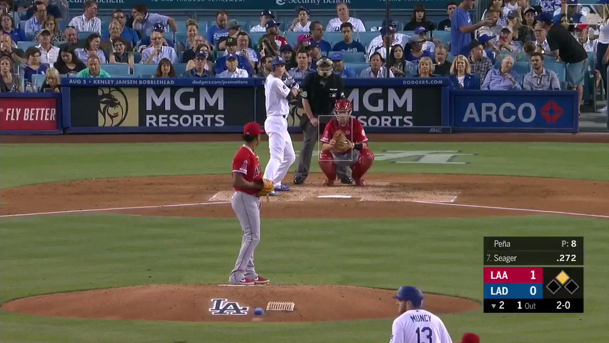 Mike Trout threw a perfect 98.6 MPH laser to get out at home plate