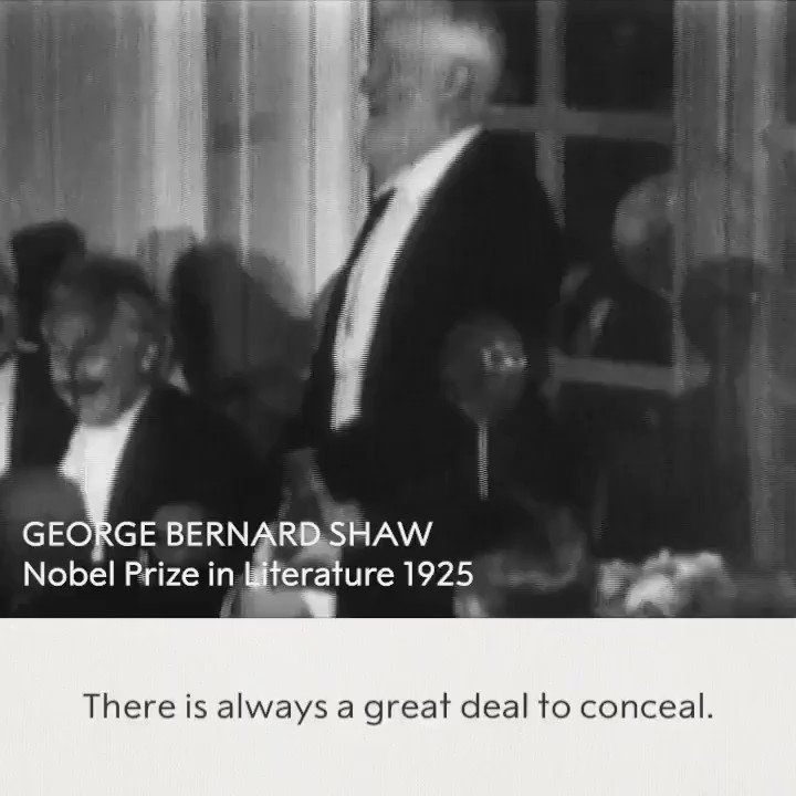 “Einstein has made a universe and I can’t tell you how long that will last.”Literature Laureate Bernard Shaw, born #OTD 1856, pays tribute to Physics Laureate @AlbertEinstein at the Savoy Hotel in London, England, 27 October 1930.