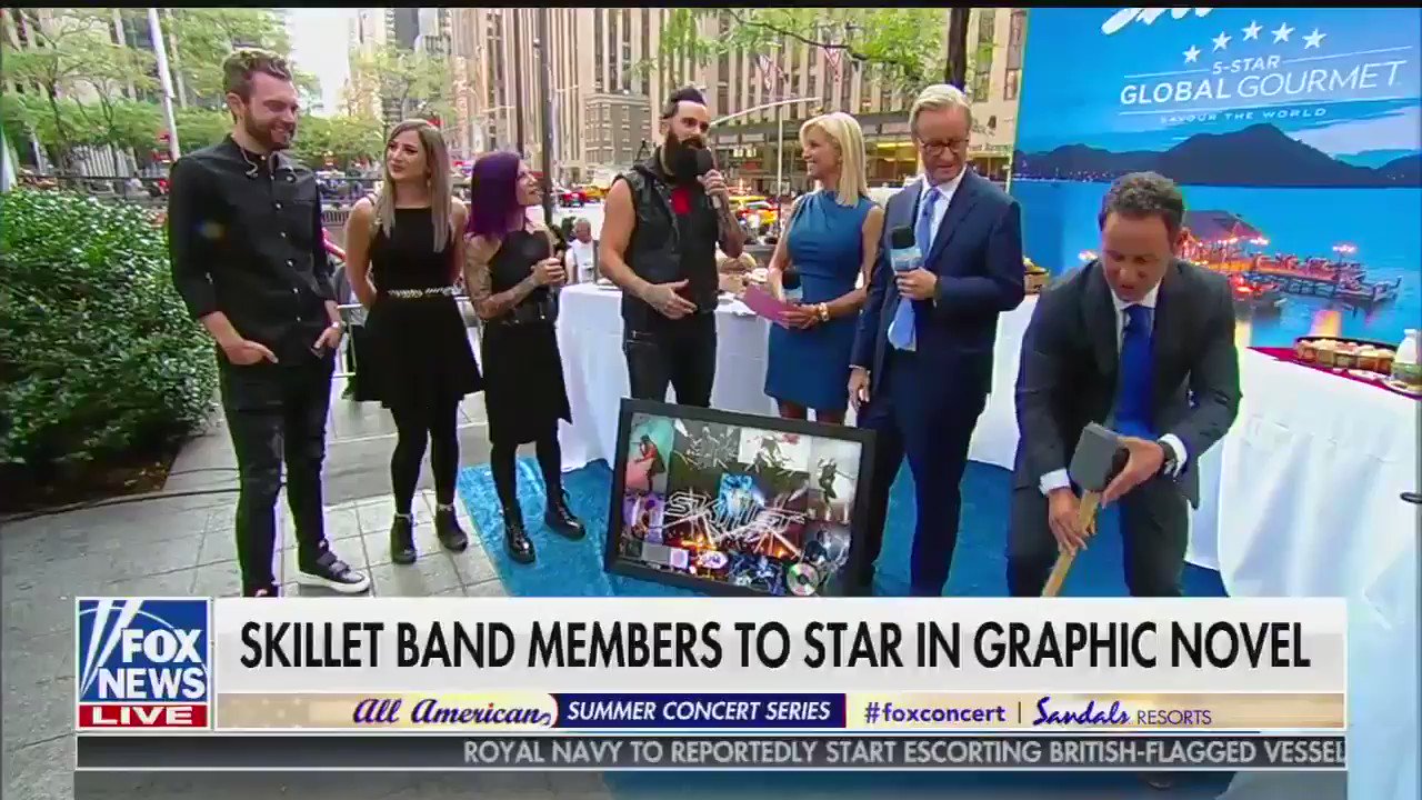 Bobby Lewis on Twitter: "The last time an axe was on Fox & Friends, co
