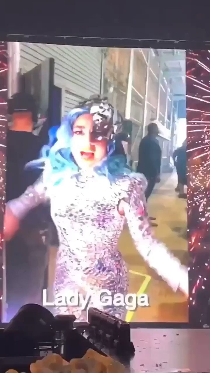Lady Gaga singing Happy Birthday to Jennifer Lopez.  celebrated her 50th birthday in Miami, July 24th.

