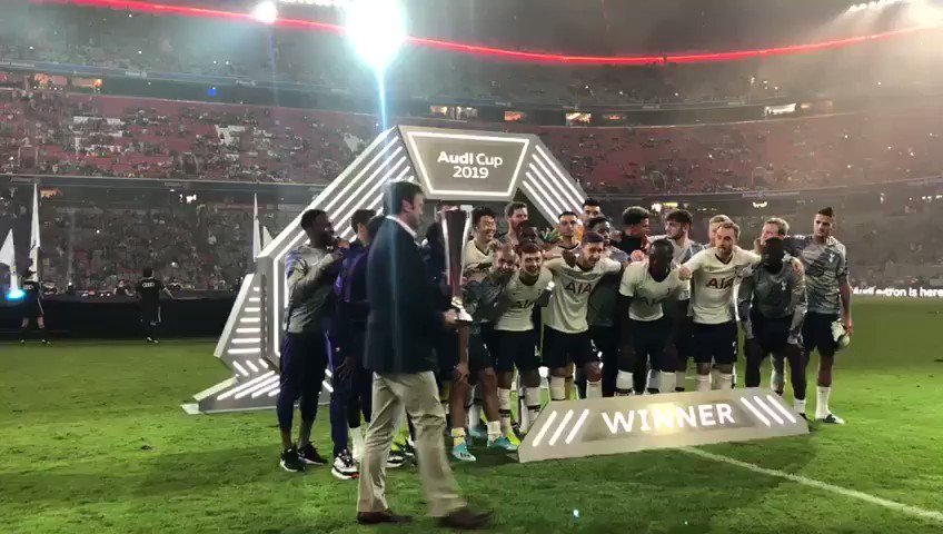 Tottenham Hotspur wins the 2019 Audi Cup