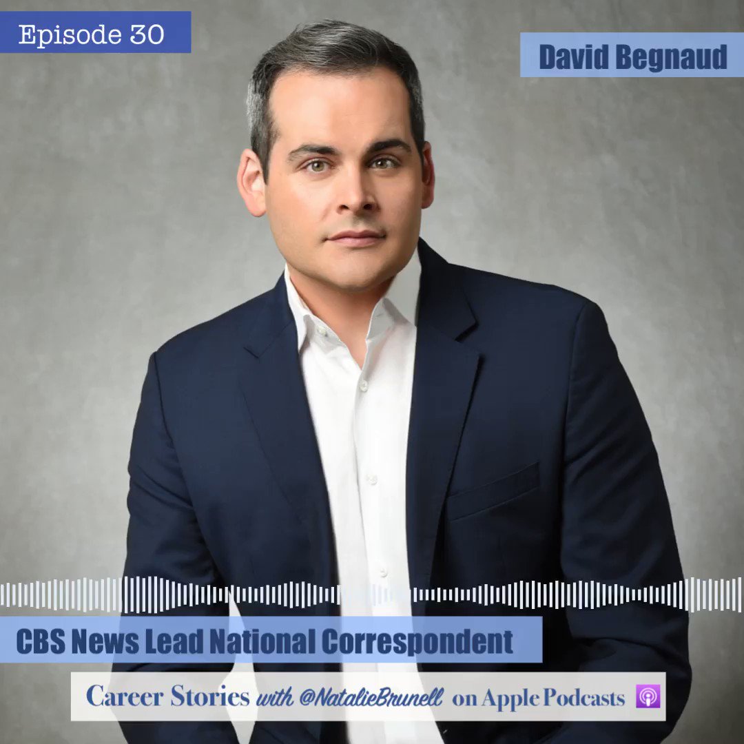 His intrepid and tireless reporting on both #HurricaneMaria and #RickyRenunciaYa #RickyVeteYa #RickySeFue have made waves in Puerto Rico and beyond. Hear the inspiring career story of @CBSNews Lead Nat’l Correspondent @DavidBegnaud: https://podcasts.apple.com/us/podcast/career-stories/id1451439126?i=1000445880670 …