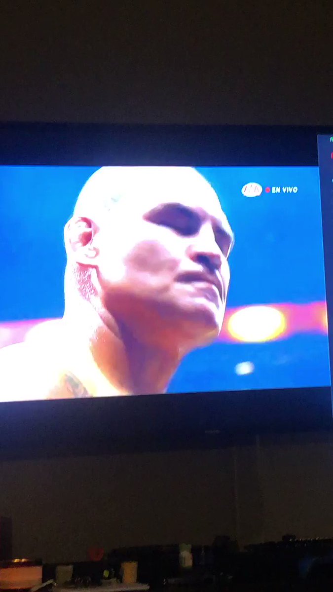 Successful debut for my boy @cainmma , he did so good. I didn’t even know he could do a flip lol. What an athlete. Good job brother. I am so happy for you, Michelle , coral and little Cain!!!#eltoro #TriplemaniaXXVII
