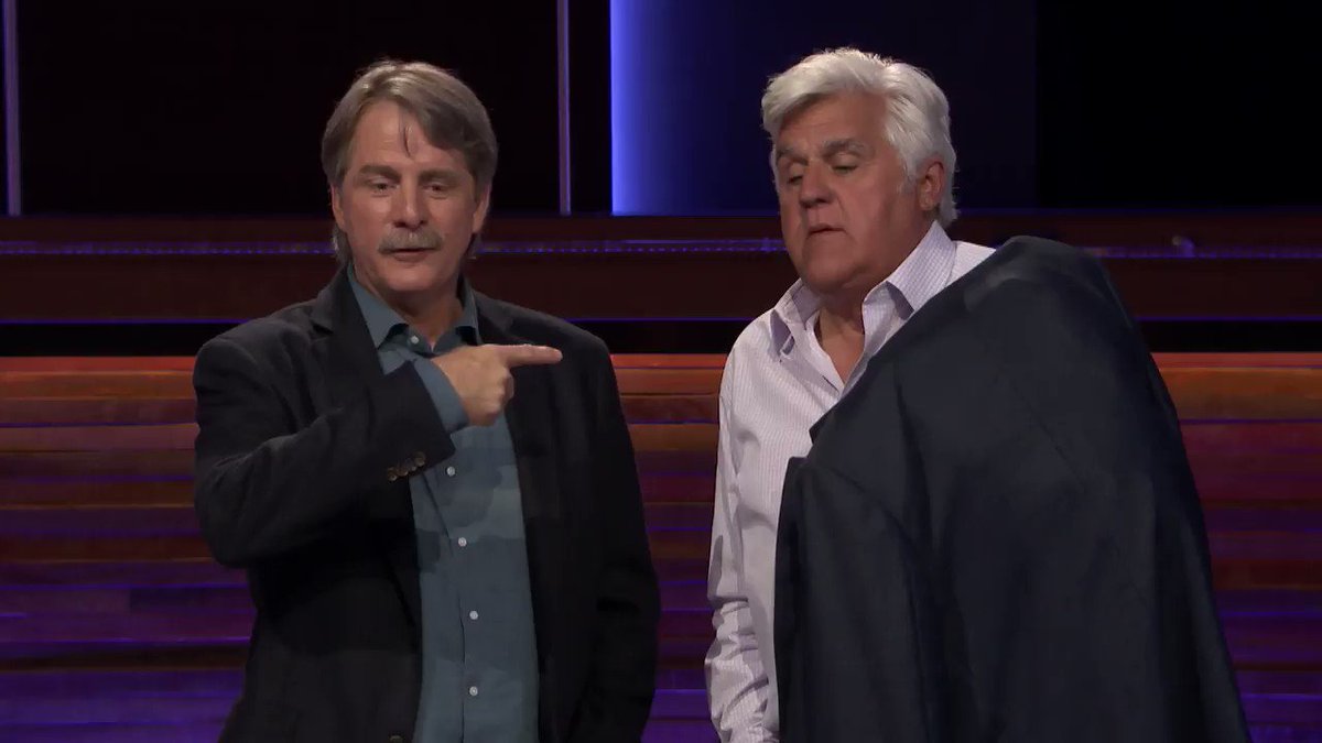 My comedy hero @jayleno stopped by @bringthefunny on his way to guest judge @agt. Who’s watching @NBC starting at 8/7c?