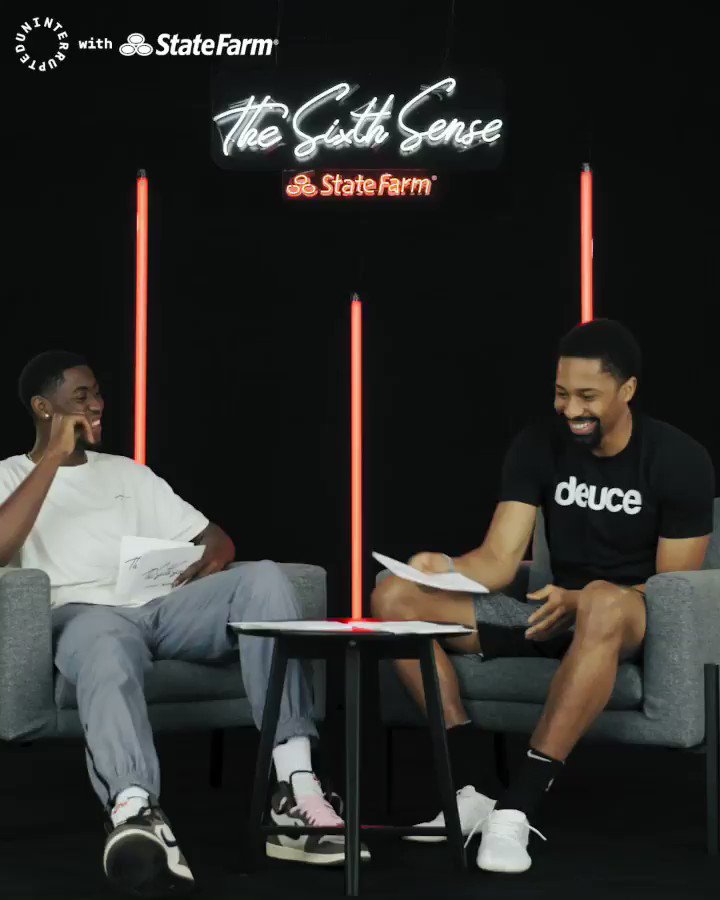 .@SDinwiddie_25 thinks he's got me figured out. Cozy boys forever!
@uninterrupted x @StateFarm #TheSixthSense