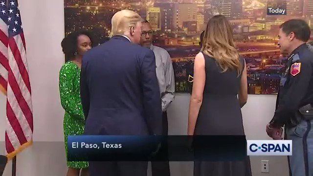 In El Paso, after visiting Dayton, a reporter asked trump to describe what he'd seen. He answered with, "The love, the respect for the office of the presidency.”Not one word about the victims or their families. Just him. All him. All the time.