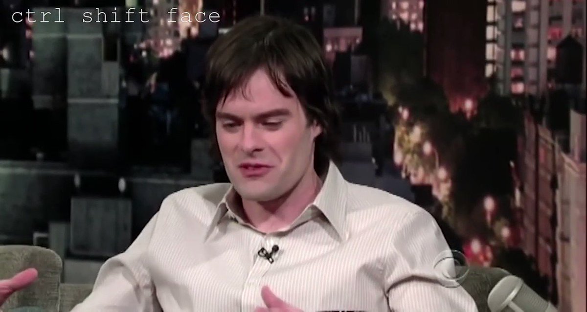 This one is even more of a trip. Here's Bill Hader doing impressions of Tom Cruise and Seth Rogan.