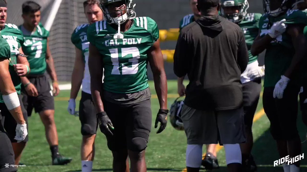 Cal Poly Football (@calpolyfootball) on Twitter photo 2019-08-13 00:14:43 “We play with a certain edge, a certain mentality to what we do.” 🔊⬆️ for Mic’d Up Monday featuring @CoachAT23 this week. #RideHigh “We play with a certain edge, a certain mentality to what we do.” 🔊⬆️ for Mic’d Up Monday featuring @CoachAT23 this week. #RideHigh