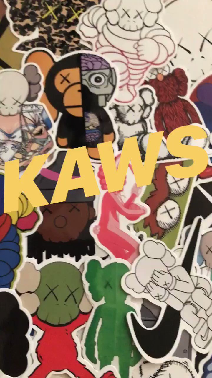 超希少 Colette X KAWS X Vynil ウォールステッカー カウズ | 超希少