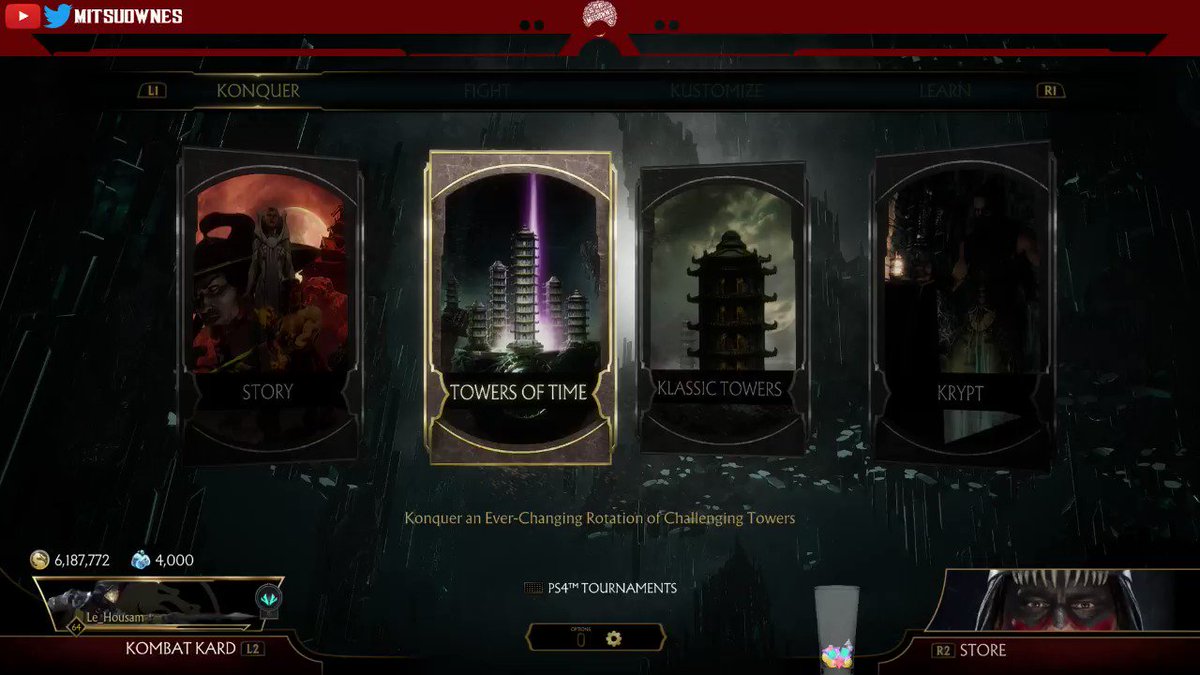 PSA #MortalKombat11 Players!Nightwolf has a Tower of Time live right now!You can unlock a bunch of gear already!