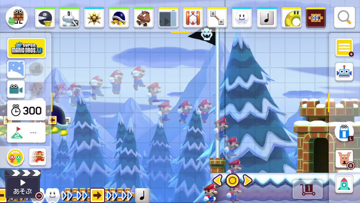 マリオメーカー２全自動講座 Rokmon64の色違いブログ