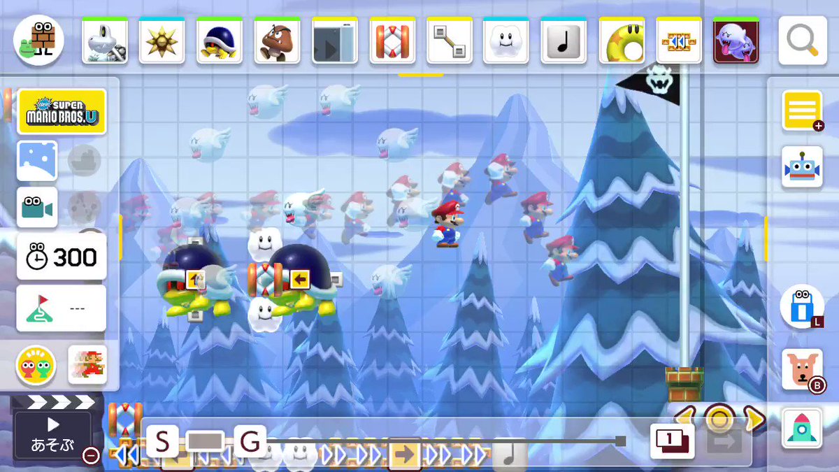 マリオメーカー２全自動講座 Rokmon64の色違いブログ