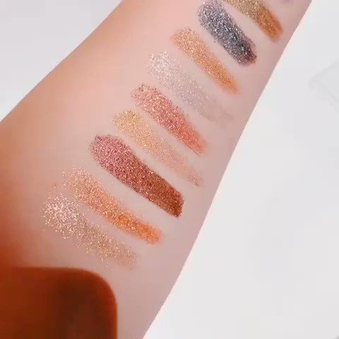 Lyn Hvis løst BodyographyCosmetics on Twitter: "Swatches of some of our favorite Glitter  Pigments by @dewitpretty. https://t.co/WkvYc1xTx0" / X