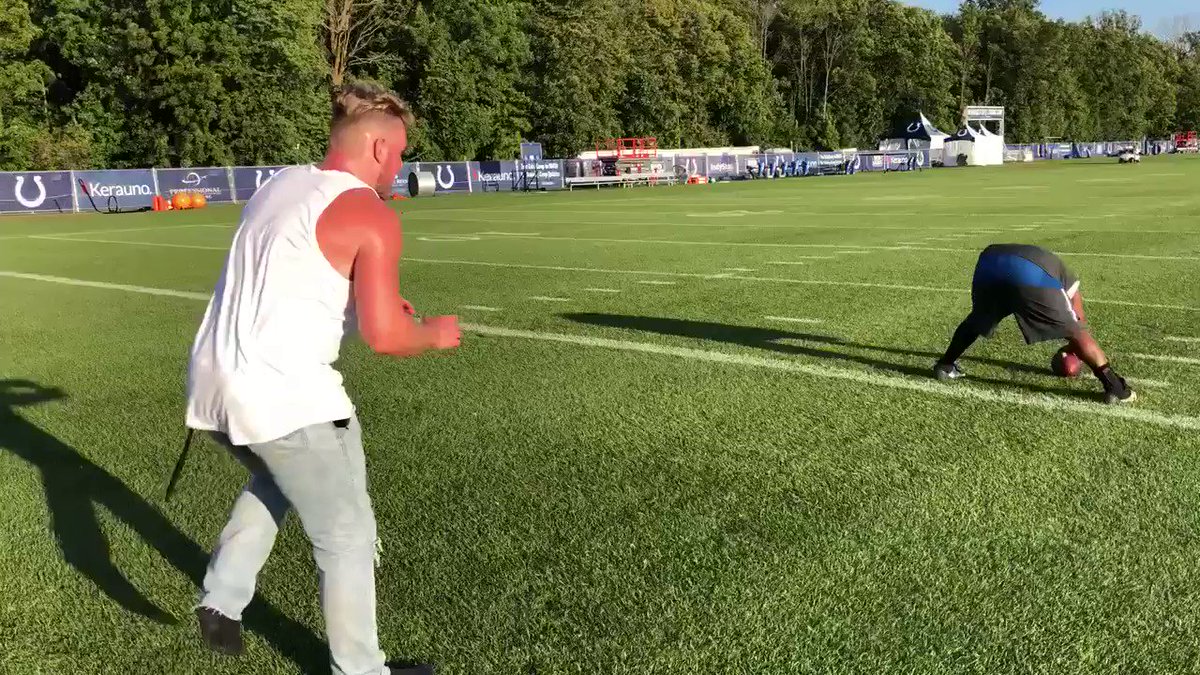 TY Hilton (@TYHilton13) on Twitter photo 2019-08-15 17:46:48 Stopped by @Colts training camp yesterday.. had a GREAT time. Interviewed GM Chris Ballard about Luck’s calf/ankle/neckbeard injury. Chatted w/ @dsleon45 & @TYHilton13 about life and being underrated Also, deep balls to @VivalaZito Full pod here~> open.spotify.com/episode/08CGYN… Stopped by @Colts training camp yesterday.. had a GREAT time. Interviewed GM Chris Ballard about Luck’s calf/ankle/neckbeard injury. Chatted w/ @dsleon45 & @TYHilton13 about life and being underrated Also, deep balls to @VivalaZito Full pod here~> open.spotify.com/episode/08CGYN…