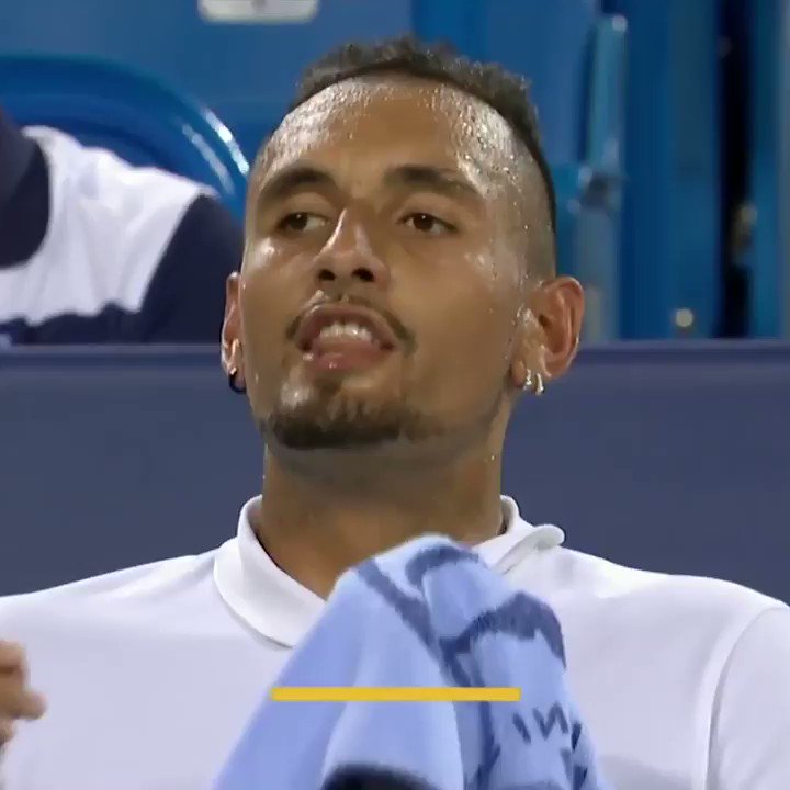 B24 (@B24PT) on Twitter photo 2019-08-15 18:56:24 Tu não queres apanhar Kyrgios zangado. Tu não queres apanhar Kyrgios zangado.