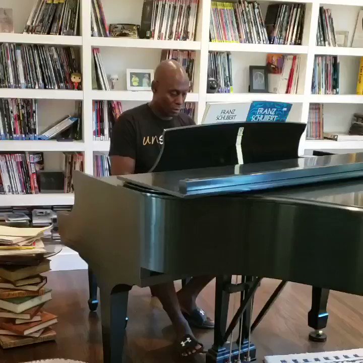 Does Lance Reddick Play Piano