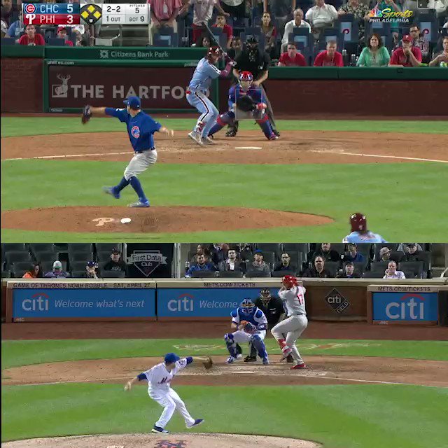 The fastest and slowest HR trots have come from the Phillies this year. Harper didn't lap Hoskins but he gave it a hell of an effort.