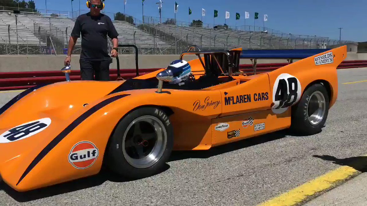 I do actually want a go in this Mr. Brown. @McLarenF1 @ZBrownCEO so don't wear it out just yet #f1 #canam
