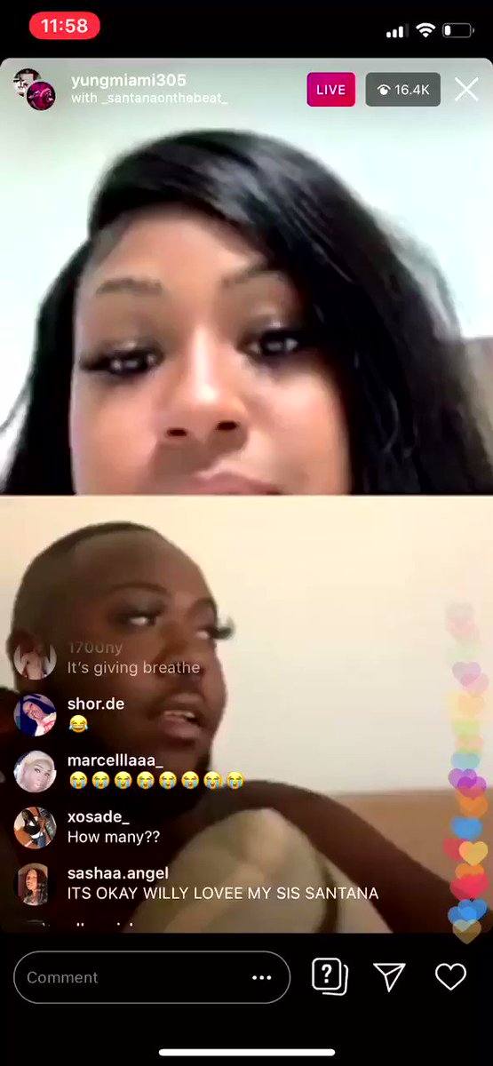 RT @chanelofchanels: yung miami and santana had me SCREAMING this morning. https://t.co/3upybL4ldU