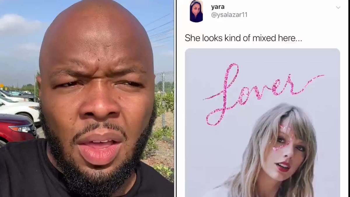 RT @KevOnStage: Taylor Swift looks kind of mixed?
TAYLOR SWIFT! MIXED??!! https://t.co/lp5bs0ZSjE